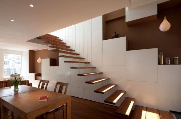 Kāpnes interstorejā: tipi, dizaina elementi