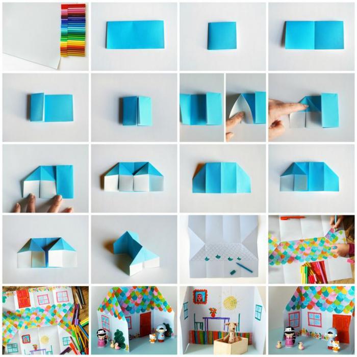 Origami bērniem no 4 līdz 5 gadiem: shēmas un idejas