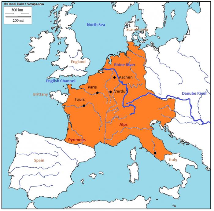 Cik gadu Francijas impērija izdzīvoja - jaunās Rietumu romiešu impērijas vēsture