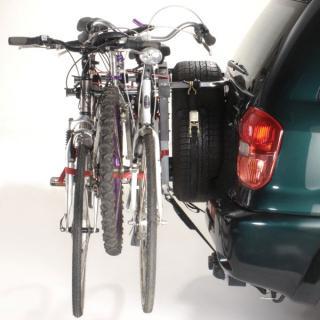 velosipēdu bagāža uz automašīnas jumta to dara pats
